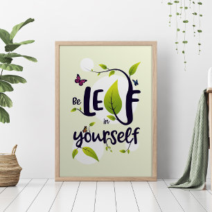 Motivierend Darstellung. Liebe der Natur. Poster