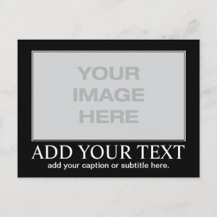 Motivierend / Demotivitäts Postkarte