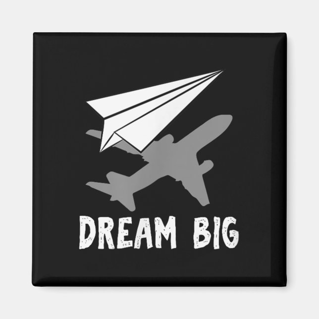 Motivierend Dream Paper des Flugzeugingenieurs Magnet (Vorne)