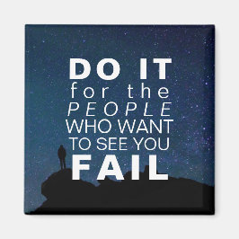 Motivierend Erfolgsstars für inspirierendes Zitat Magnet