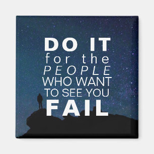 Motivierend Erfolgsstars für inspirierendes Zitat Magnet