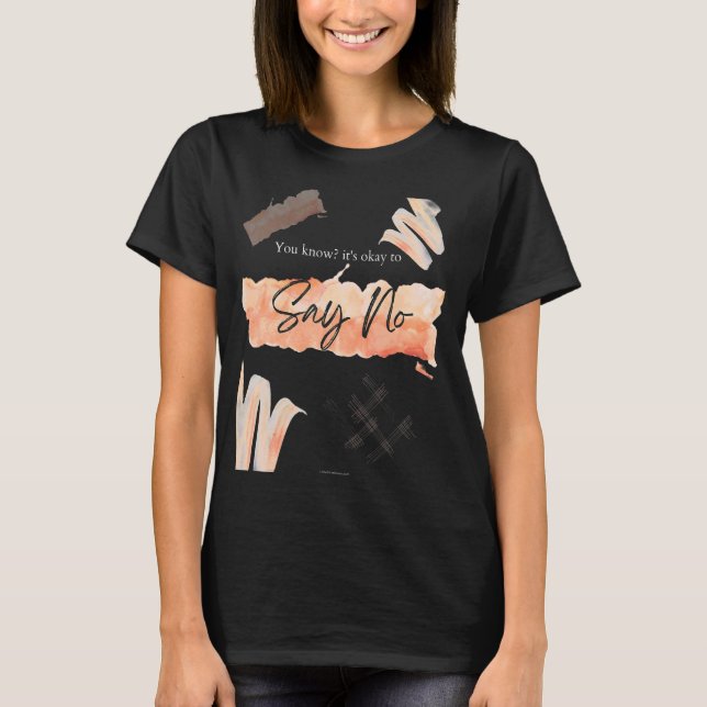 Motivierend ermutigend inspirierend. T-Shirt (Vorderseite)