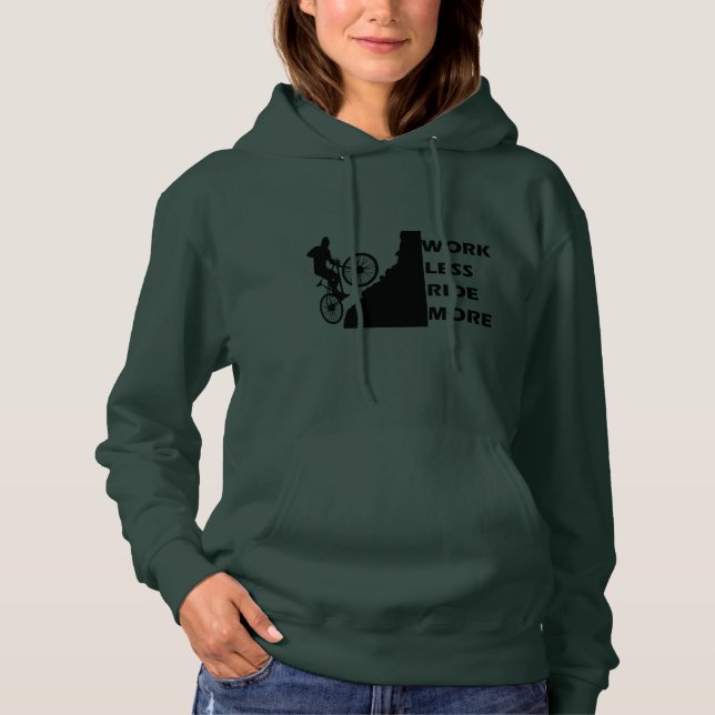 Motivierend Fahren Hoodie (Vorderseite)