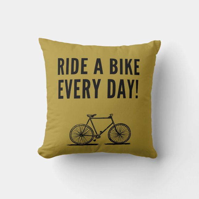 Motivierend Fahren Kissen (Vorderseite)