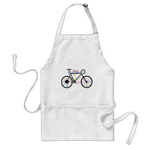 Motivierend Fahrrad, Fahrrad, Sport Schürze