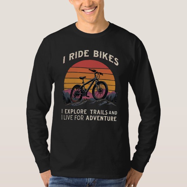 Motivierend Fahrradangebot für Abenteuerlustige T-Shirt (Vorderseite)