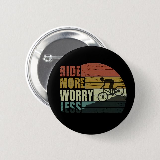 Motivierend Fahrradkurse Button (Vorne & Hinten)