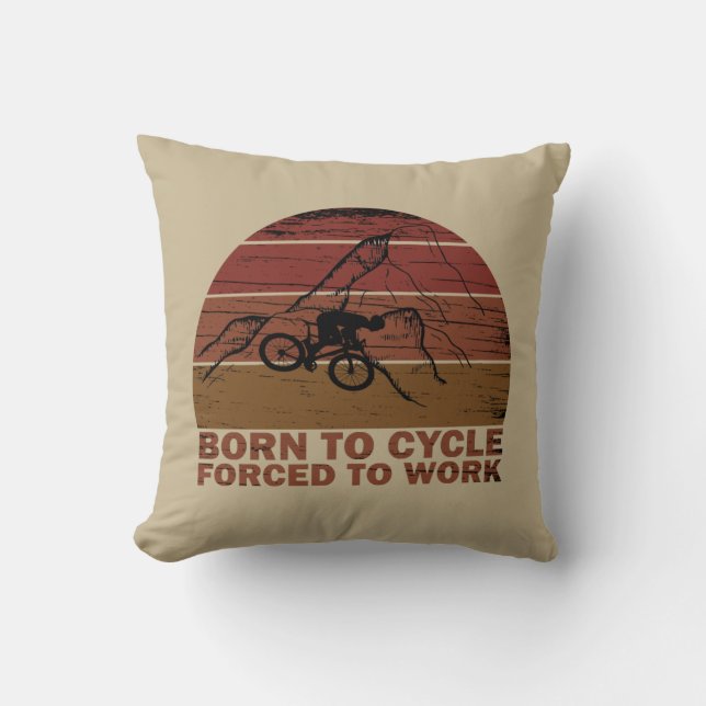 Motivierend Fahrradkurse Kissen (Vorderseite)