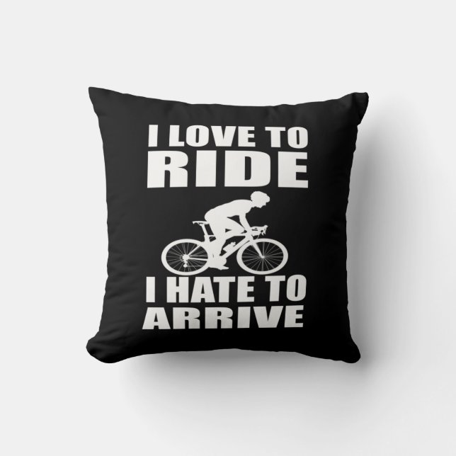 Motivierend Fahrradkurse Kissen (Vorderseite)