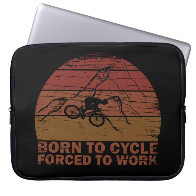 Motivierend Fahrradkurse Laptopschutzhülle (Vorderseite)