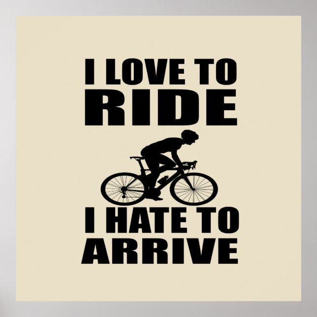 Motivierend Fahrradkurse Poster (Vorne)