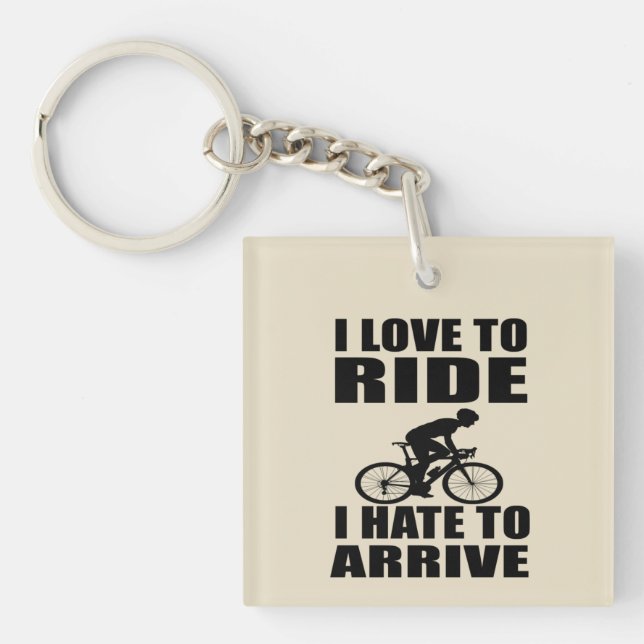 Motivierend Fahrradkurse Schlüsselanhänger (Vorderseite)