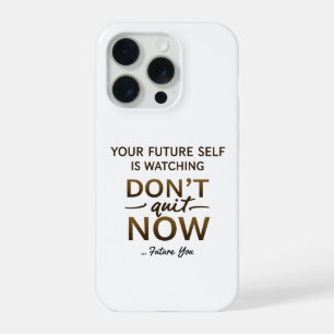 Motivierend Fall - Jetzt nicht kündigen - Zukunft iPhone 15 Pro Hülle