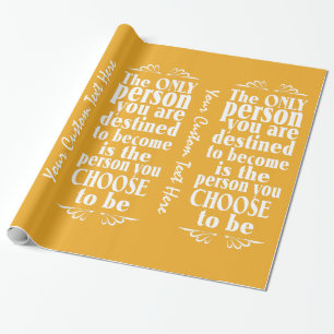 Motivierend Farbverpackungspapier Geschenkpapier