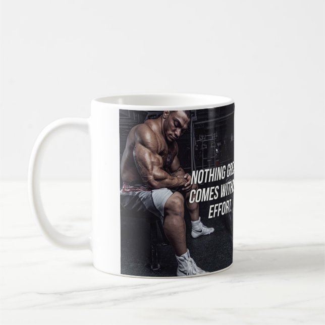 Motivierend Fitness Kaffeetasse (Links)