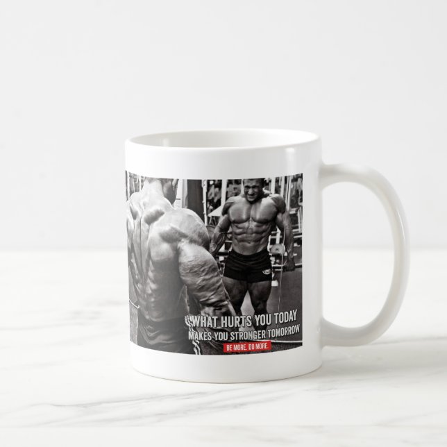 Motivierend Fitness Kaffeetasse (Rechts)
