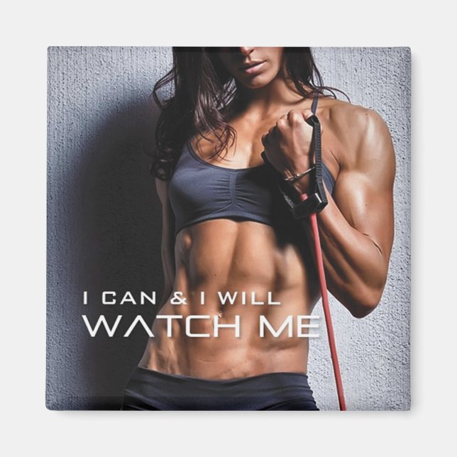 Motivierend Fitness Magnet (Vorne)