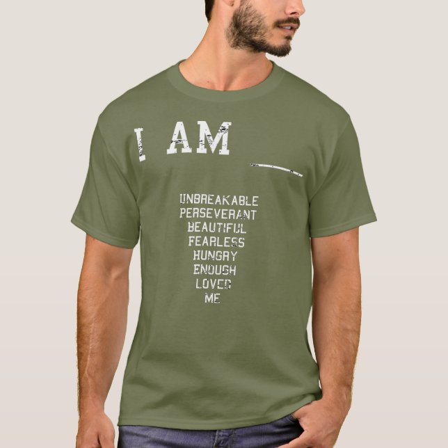 Motivierend Fitness Training Workout Gym Geschenk T-Shirt (Vorderseite)