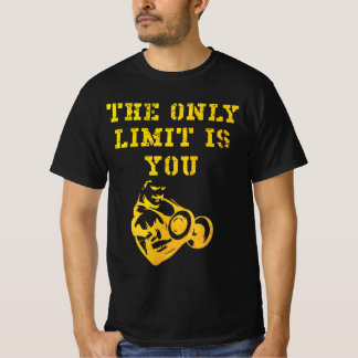 Motivierend Fitnessraum und Fitness T-Shirt