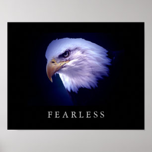 Motivierend Führung Feelloses Eagle Eyes Poster