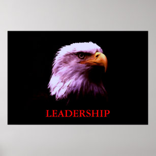 Motivierend Führungsrolle Eagles Eyes Poster
