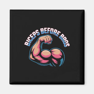 Motivierend Funny Gym Spaß Biceps Gains Biceps B Magnet