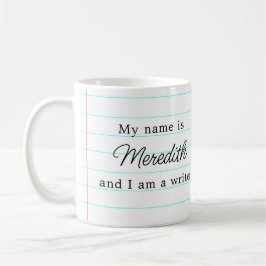Motivierend Gedicht, das ich als Autor personalisi Kaffeetasse