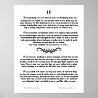 Motivierend Gedicht IF von Rudyard Kipling