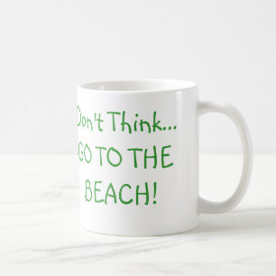 Motivierend Geschenke "denken nicht, gerade… " Kaffeetasse