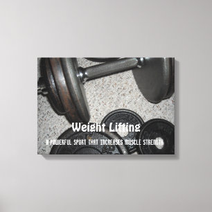Motivierend Gewichtsabnahme Leinwanddruck