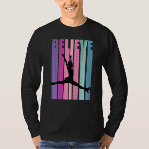 Motivierend Girls Ice Skaten Skater Abbildung Tanc T-Shirt