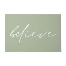 Motivierend Glaube Script Sage Green