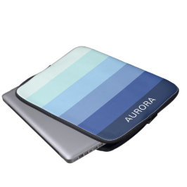 Motivierend Gradient Custom mit Name - Laptopschutzhülle
