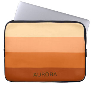 Motivierend Gradient Custom mit Name - Laptopschutzhülle