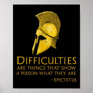 Motivierend griechische Philosophie - Zitat von Ep Poster