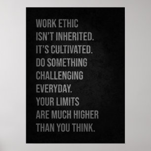 Motivierend Gym-Poster Poster