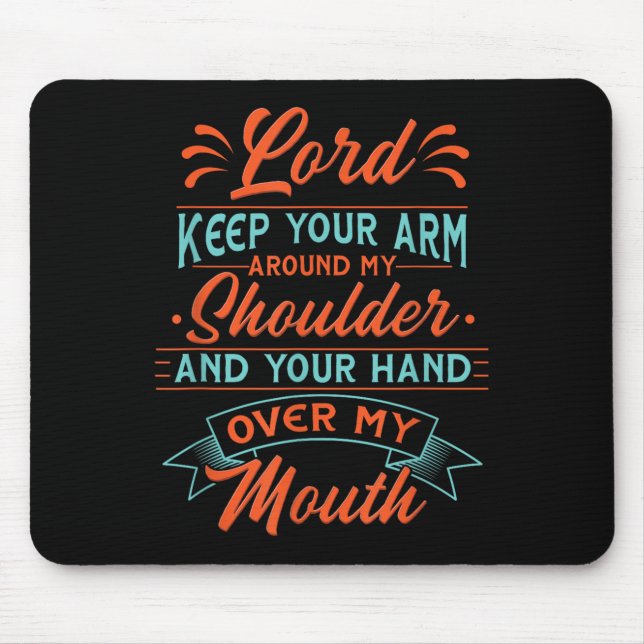 Motivierend Herr Behielt deinen Arm um meine Schul Mousepad (Vorne)