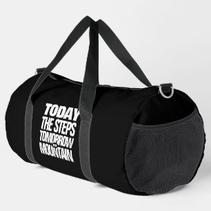 Motivierend Heute die Schritte Morgen der Berg Duffle Bag