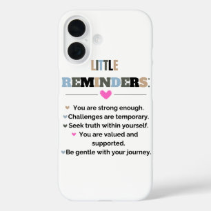 Motivierend Inspiration Kleine Erinnerungen iPhone 16 Hülle