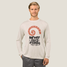Motivierend Inspiration "Never stop Dreaming" Tri-Blend Shirt