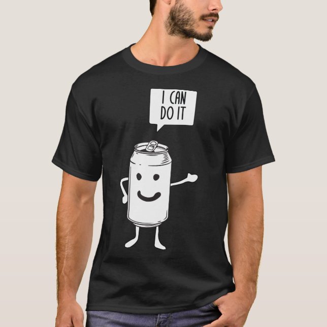 Motivierend Inspirationspuff, den ich machen kann T-Shirt (Vorderseite)