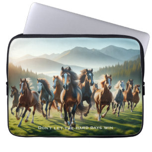 Motivierend inspirierend laptopschutzhülle