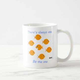 Motivierend Inspirierend Motto Niedlicher Cartoon  Kaffeetasse