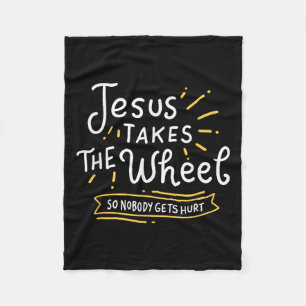 Motivierend Jesus nimmt den rätselhaften religiöse Fleecedecke