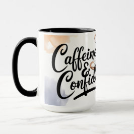 Motivierend Kaffee-Tasse - Koffein & Vertrauen Tasse