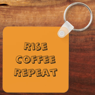 Motivierend Kaffee-Zitat-Schlüsselanhänger Schlüsselanhänger
