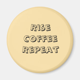 Motivierend Kaffeekonzept Magnet