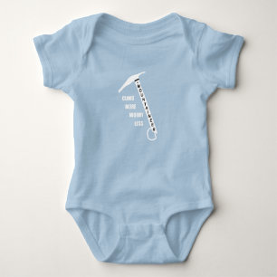 Motivierend Klettergebiet Rockclimbing Sprichwort Baby Strampler