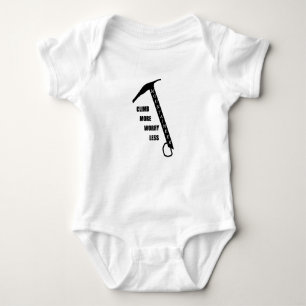 Motivierend Klettergebiet Rockclimbing Sprichwort Baby Strampler