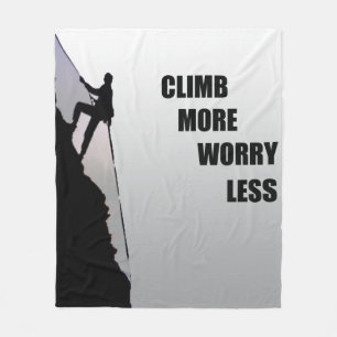 Motivierend Klettern Fleecedecke